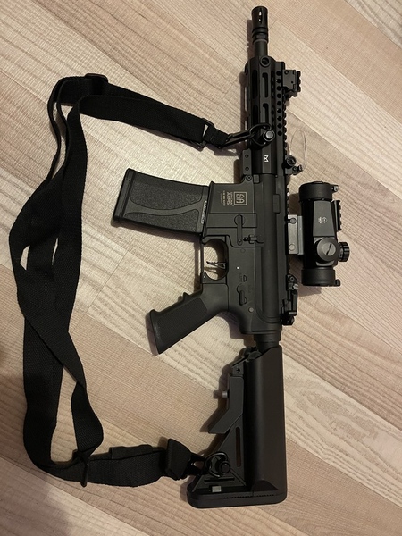 A real photo of Három pontos MP5/G3/M4 fekete taktikai vállszíj by Stefan (5)