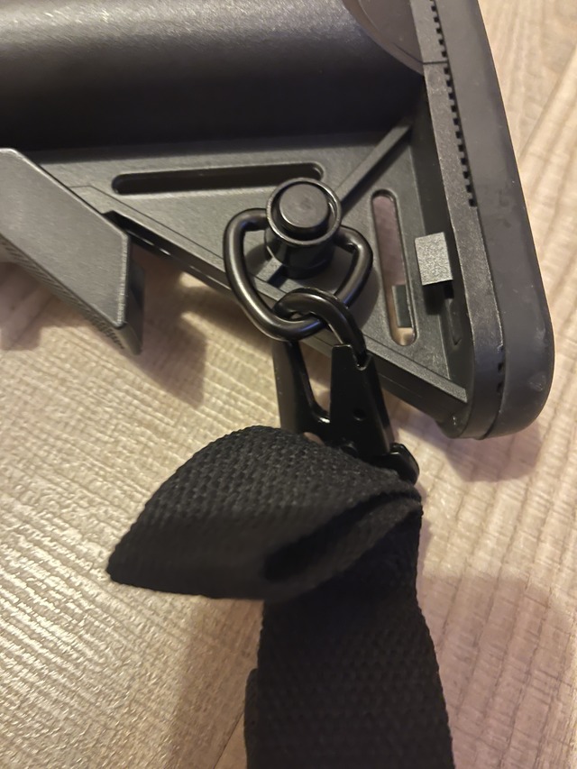 A real photo of Három pontos MP5/G3/M4 fekete taktikai vállszíj by Stefan (1)