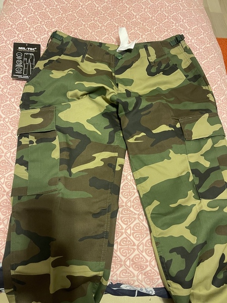 A real photo din Pantaloni Mil-Tec BDU Straight Cut Woodland M by Stefan (5)