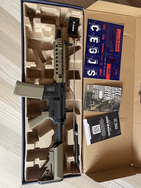 A real photo of Replica asalt SA-F01 FLEX GATE X-ASR Specna Arms Half-Tan by Stefan (2)