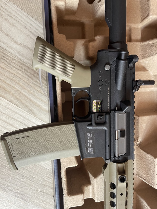 A real photo of Replica asalt SA-F01 FLEX GATE X-ASR Specna Arms Half-Tan by Stefan (3)