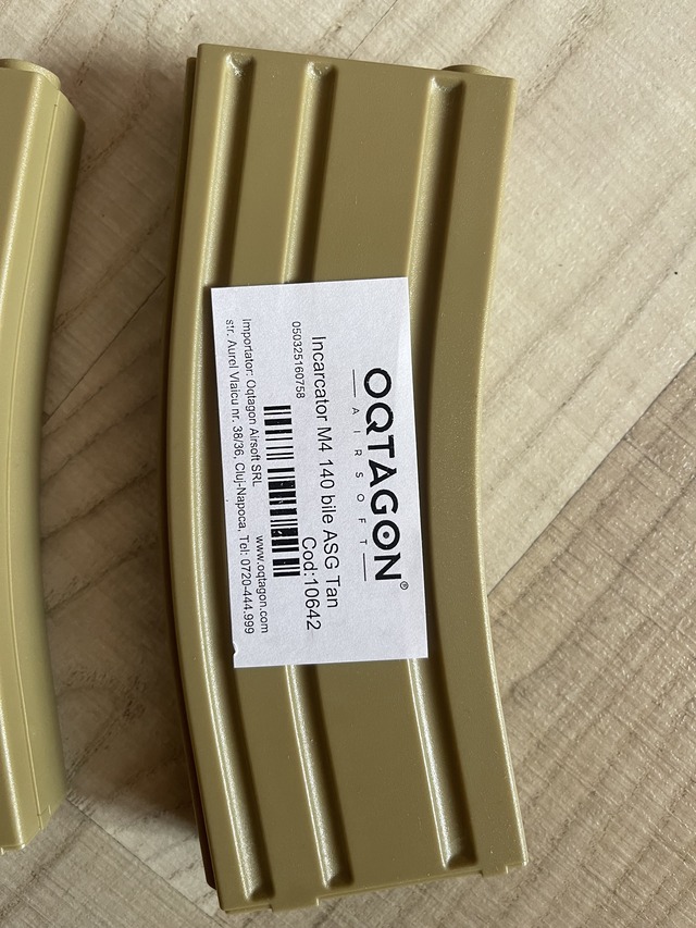 A real photo din Incarcator mid-cap M4 140 bile ASG Tan by Stefan (2)