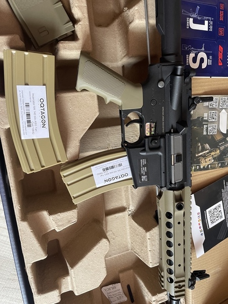 A real photo din Incarcator mid-cap M4 140 bile ASG Tan by Stefan (5)