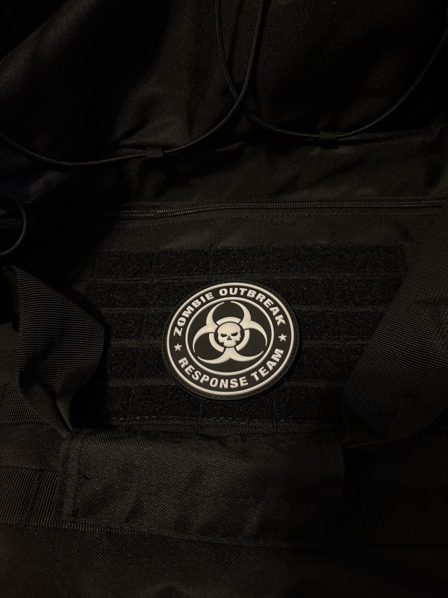 A real photo of Patch Zombie Outbreak cauciuc, SWAT JTG by Stefan (1)