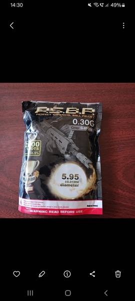 A real photo din Bile G&G Armament 0.30g 2000buc by Robert  (1)