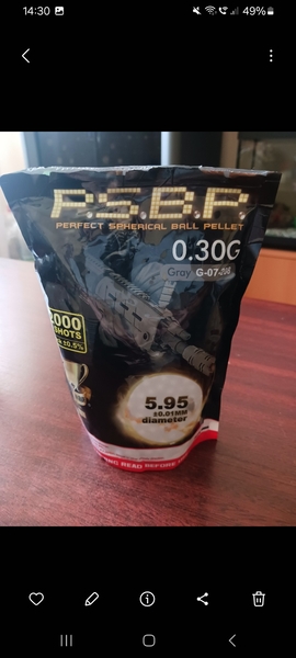 A real photo din Bile G&G Armament 0.30g 2000buc by Robert  (5)