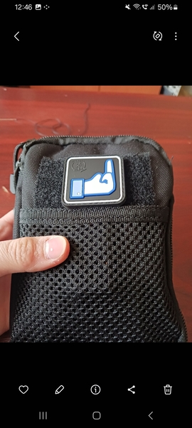 A real photo of Rubber Patch Dislike JTG by Robert  (5)