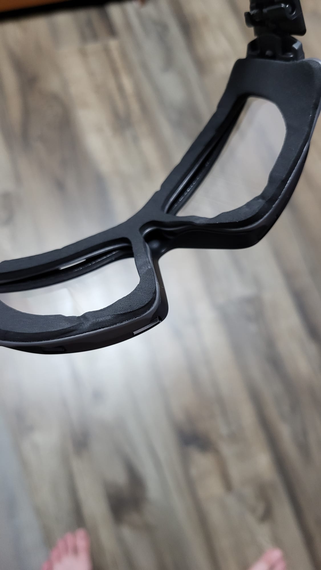 A real photo of Ballistic Eyewear I-Force H2X Anti-Fog Pyramex by Gabriel (1)