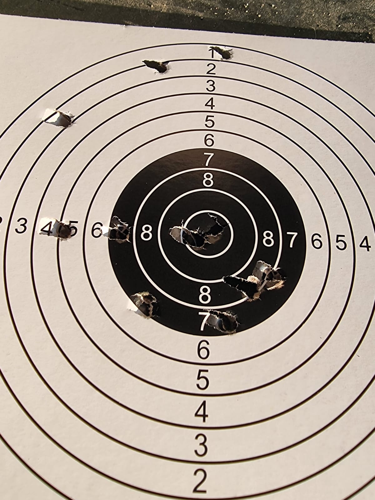 A real photo of Paper target set ASG by AdiD (1)