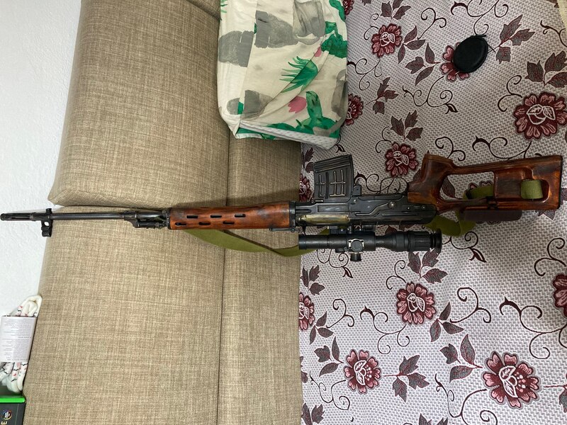 A real photo of Sniper rifle SVD Dragunov AEG Metal+Wood Cyma by RE (1)