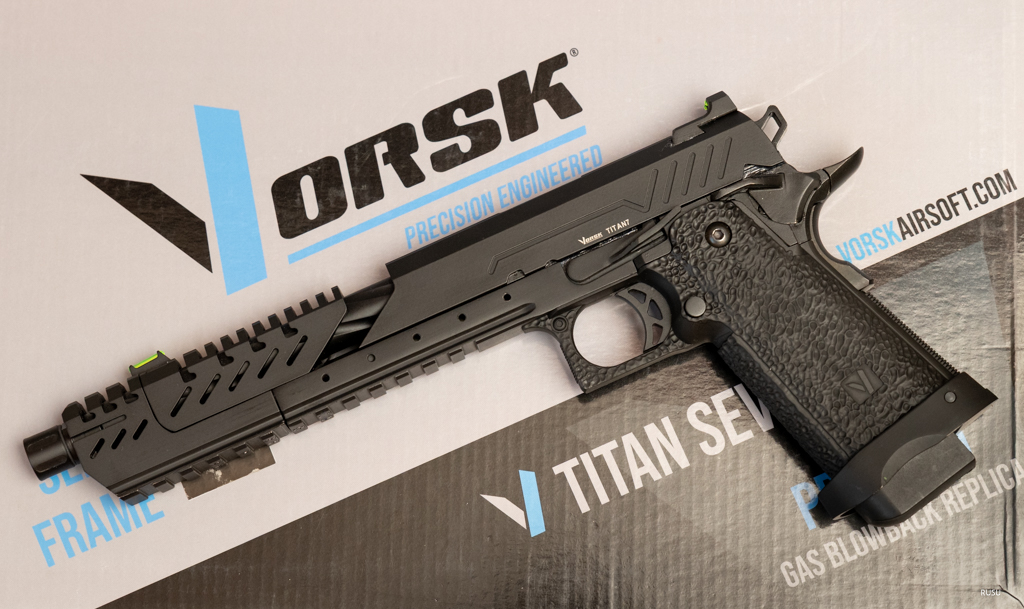 A real photo of Replica pistol Hi-Capa Titan 7 gas GBB Vorsk by Soldat (1)