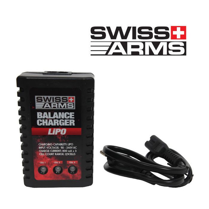 Charger for LiPo 2S-3S Swiss Arms