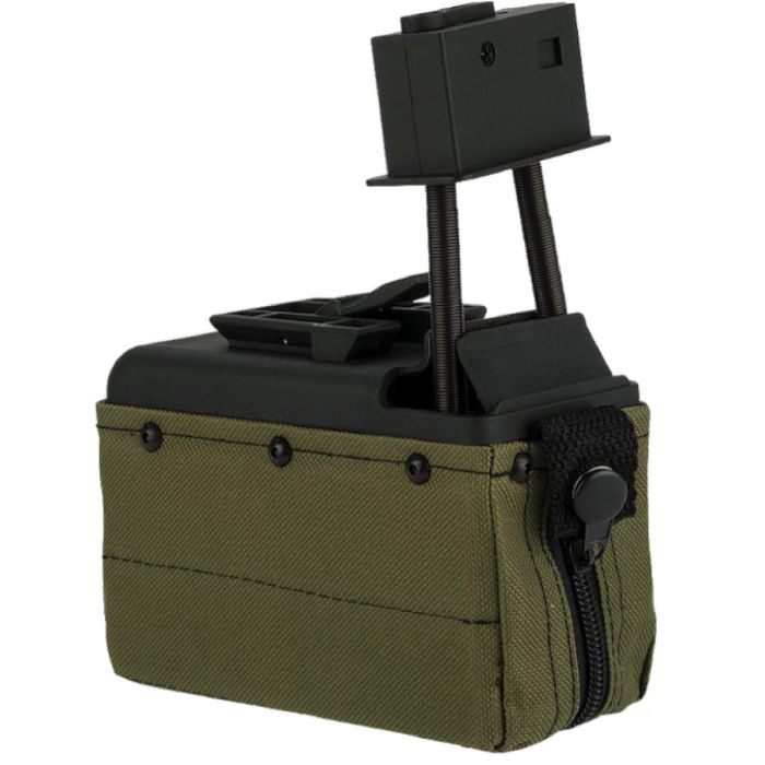 Electric magazine for M249 Box A&K Olive