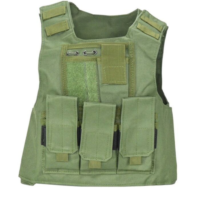 Children tactical vest FSBE Green