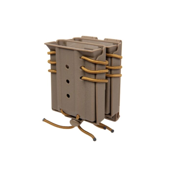 Double Pouch M4/M16 Urban Assault Quick Pull Wosport Tan
