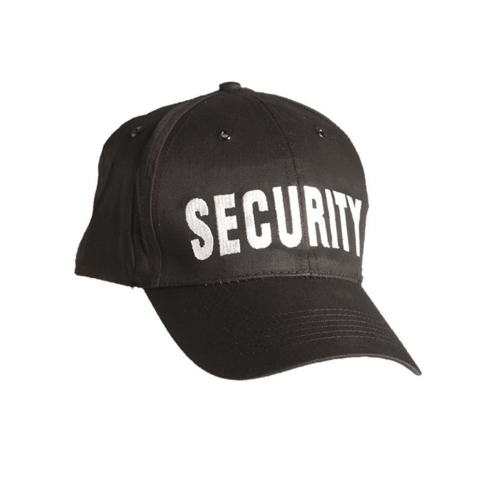 Baseball Cap Mil-Tec Security Black
