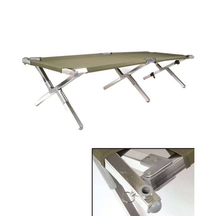 Aluminum folding camping bed GEN II Mil-Tec