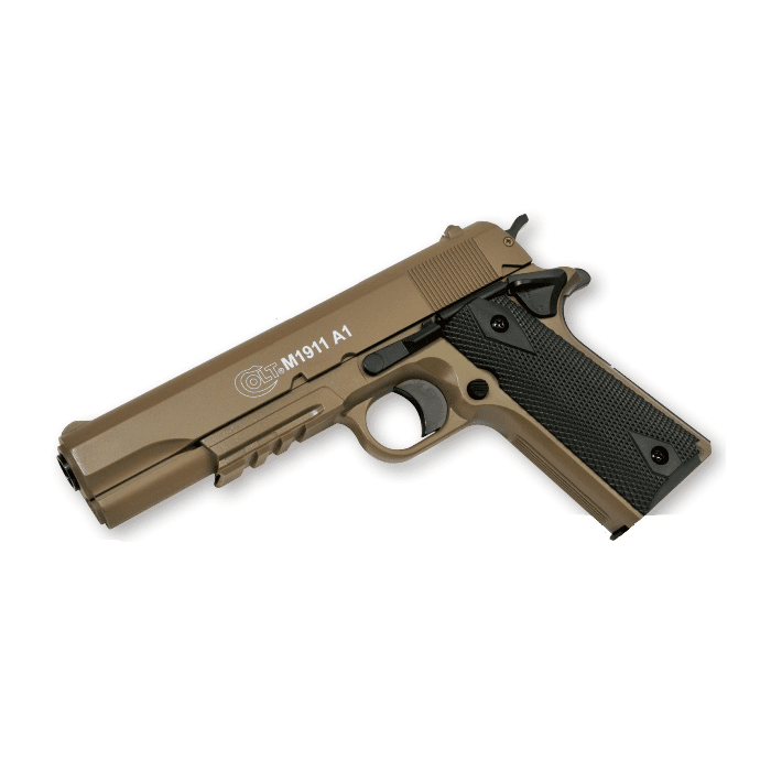COLT 1911 HPA metal slide TAN spring pistol