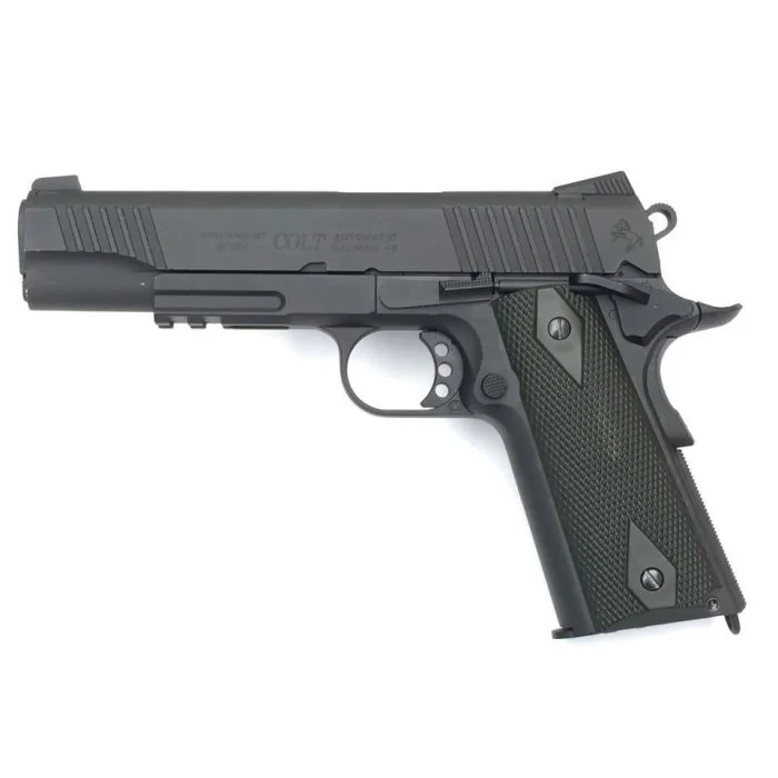 Colt 1911 Co2 Rail Gun Cybergun/Swiss Arms - Pistola de Airsoft