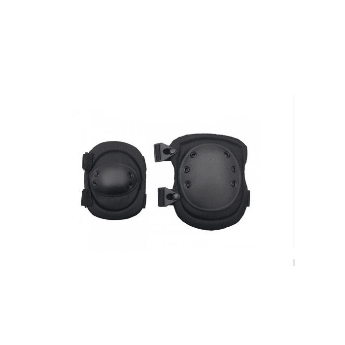 Knee and Elbow Pads Protection Set 8Fields Black