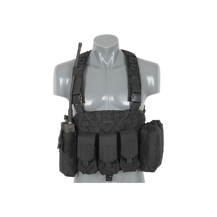 Force Recon Chest Harness 8Fields Black