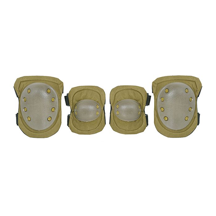 Knee Elbow Protective Pads Set 8Fields Coyote