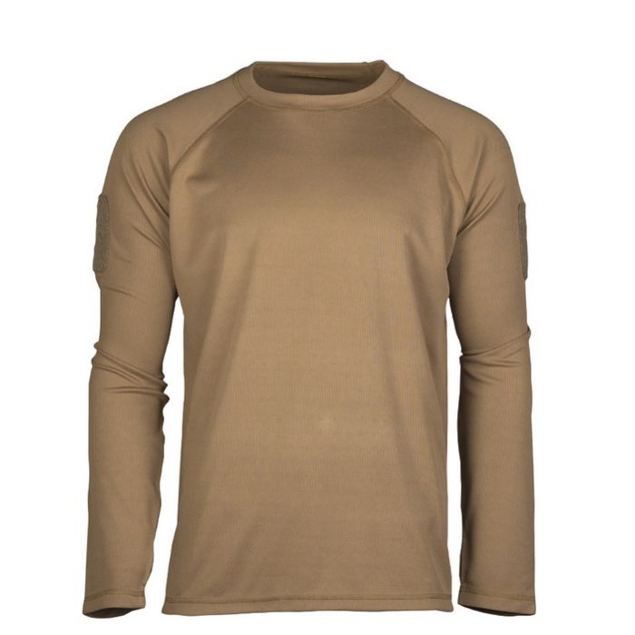 T-shirt long sleeve Quick Dry Coyote Miltec XL