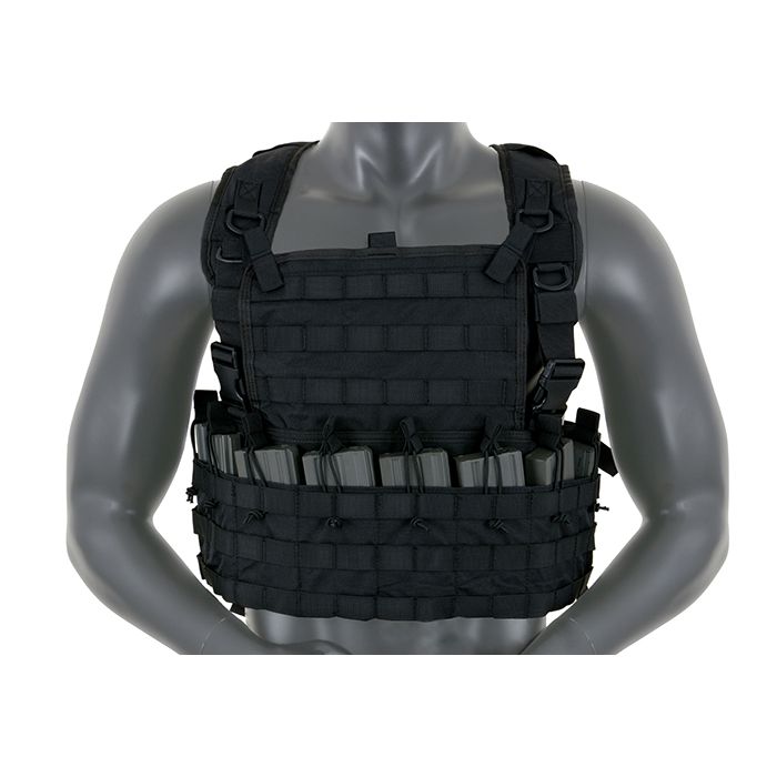 Tactical Vest Chest Rig 8Fields Black