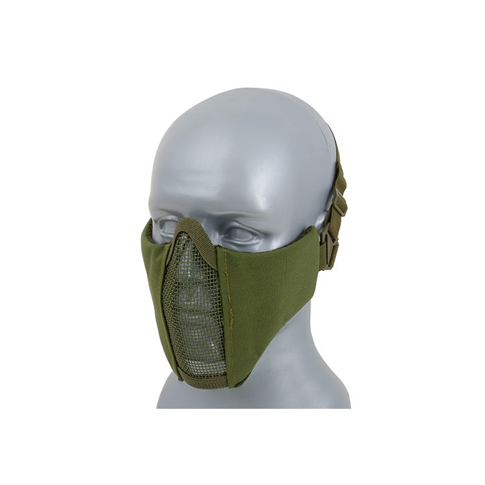 Half Face Steel Mesh Mask 2.0 CS Olive