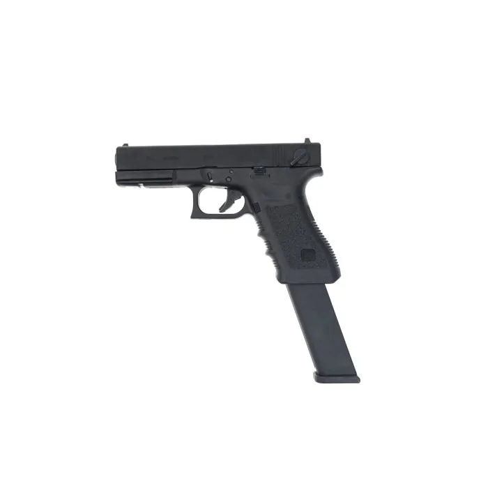 Glock 18 Pistol For Playing Airsoft Full Depth Of Field Cutted With A Tool  Pen Stock Photo - Download Image Now - iStock