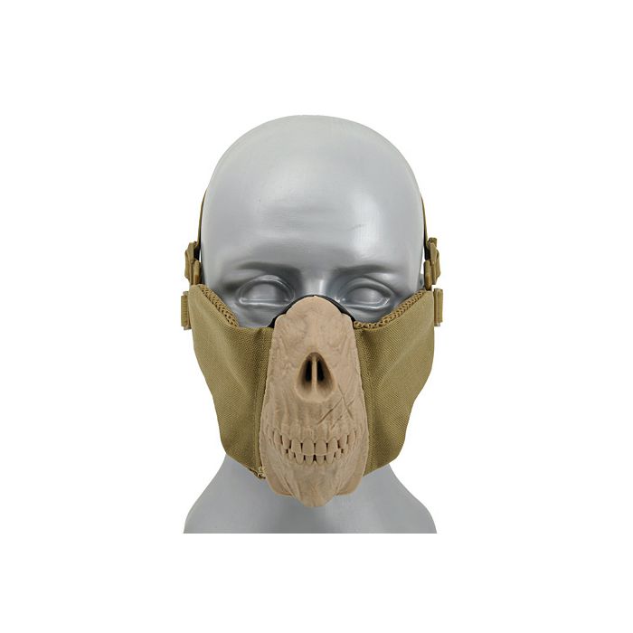 Masca Half Face Skull CS Tan