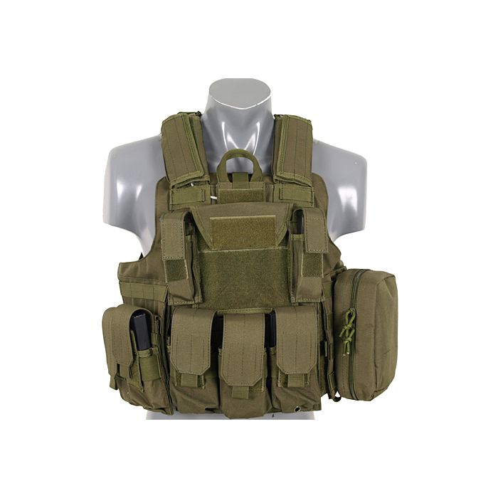 Tactical Vest Combat Armor System 8Fields Olive