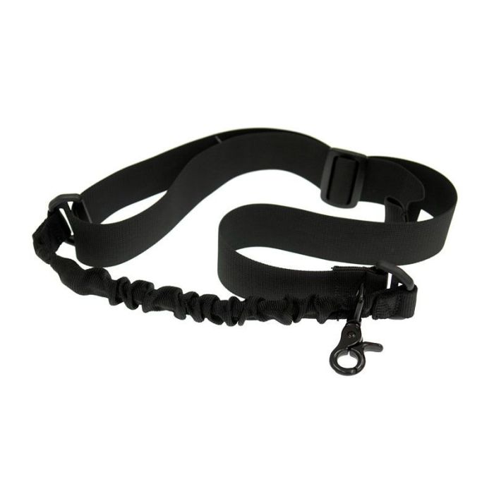 Tactical sling 1 point Bungee Black