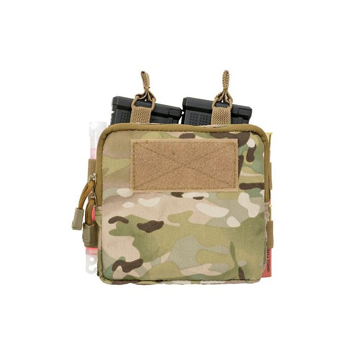 Double Rifle Mag/Mid GP Pouch 8Fields Multicam