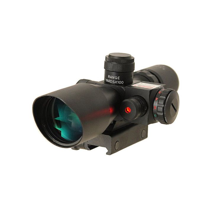 Scope 2.5-10X40 with laser pointer ACM