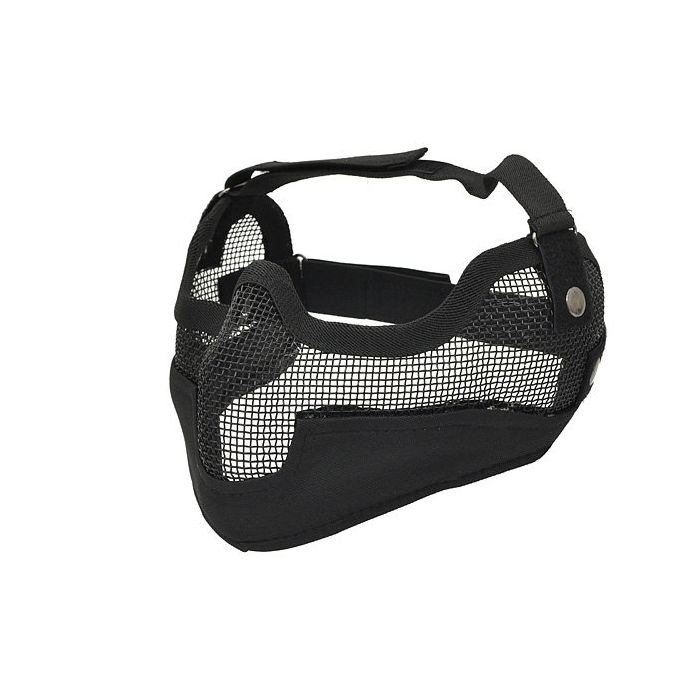 Steel protection mask Black