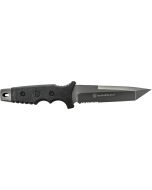 Knife with serrated Fixed Blade Tanto Smith & Wesson