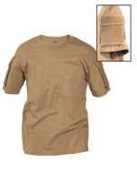 T-Shirt Velcro MIL-TEC Coyote L