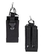 Pouch for radio station Molle Mil-Tec Black