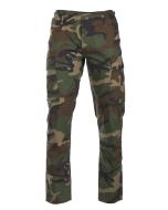 Pantaloni US BDU Slim Fit Woodland Mil-Tec L