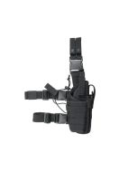 2 Ways Tactical Drop Leg Holster for left-handed 8Fields Black