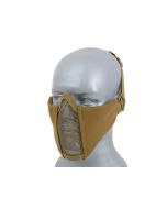 Half Face Steel Mesh Mask 2.0 CS Tan