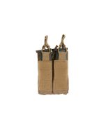Open top double pistol mag Pouch 8Fields Coyote