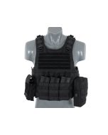 Lightweight Vest System V2 AAV FSBE 8Fields Black