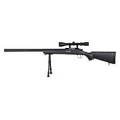 Rifle Sniper SA-S12 with bipod and scope Specna Arms Black