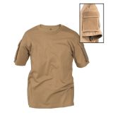 T-Shirt Velcro MIL-TEC Coyote L