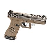 Pistol Replica VX0210 Hex Cut Full Metal GBB AW Custom