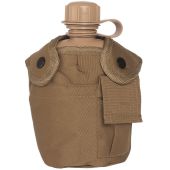 Water Bottle 1 L with cover Mil-Tec Coyote