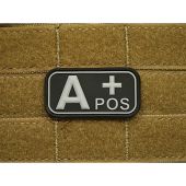 Rubber Patch Bloodtype "A POS" SWAT JTG