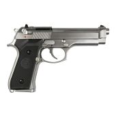 M92 V2 Silver Gas GBB pistol and LED Box WE